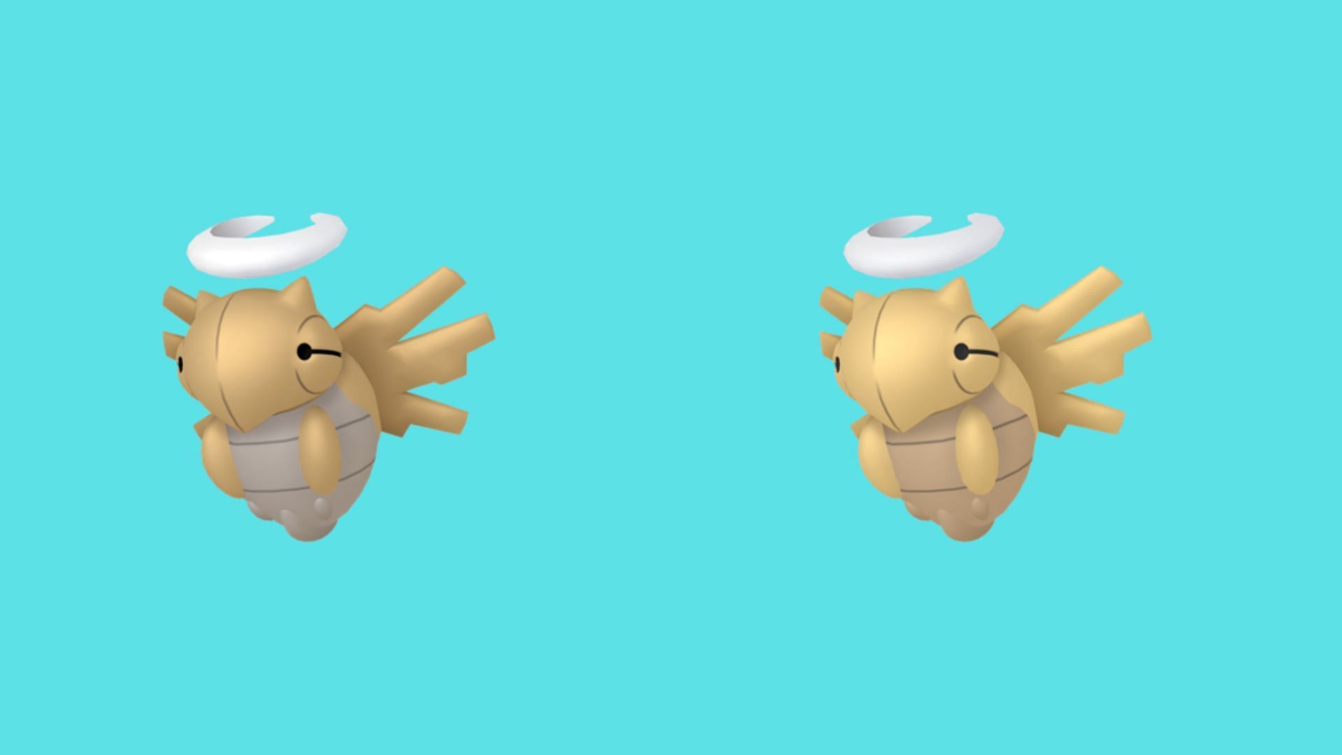 Shedinja and its shiny form (Image via TPC)